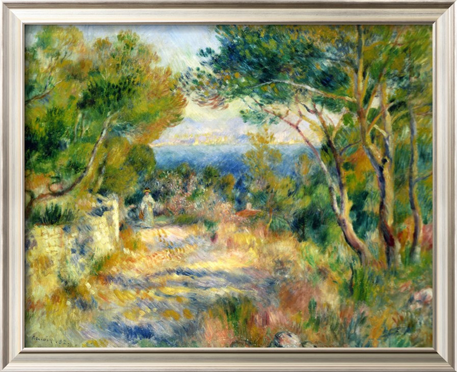 L Estaque 1882 - Pierre Auguste Renoir Painting